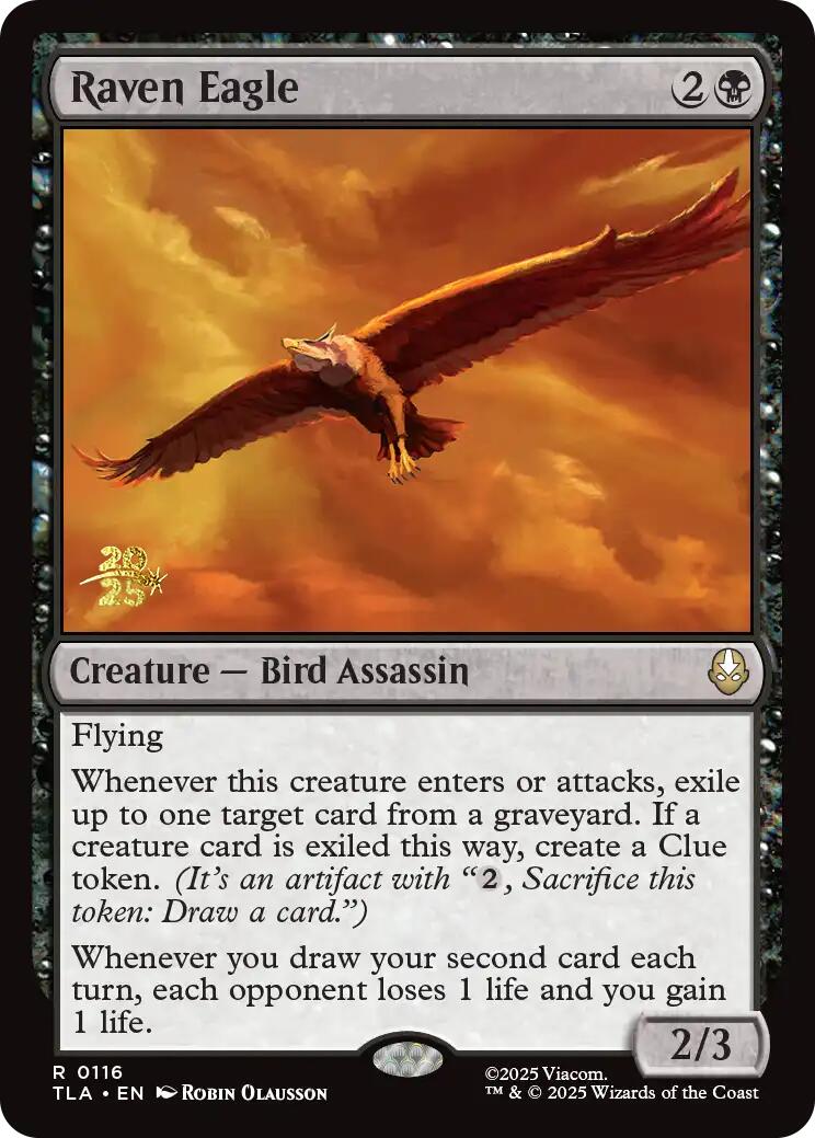 Raven Eagle [Avatar: The Last Airbender Prerelease Cards] | Mega City Incorporated