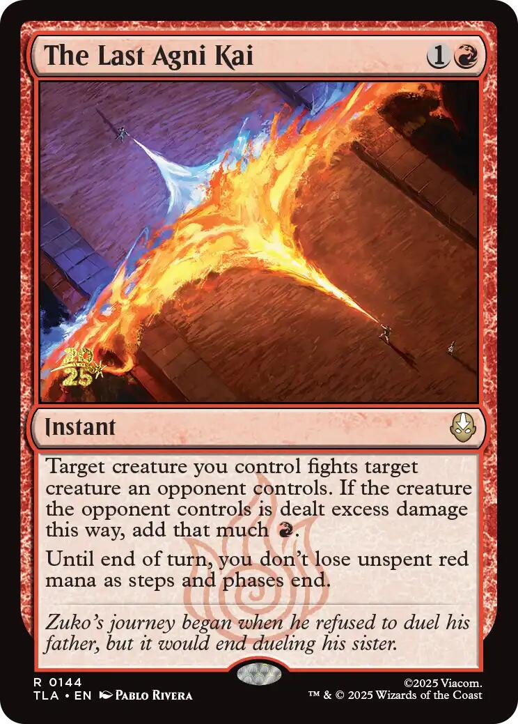 The Last Agni Kai [Avatar: The Last Airbender Prerelease Cards] | Mega City Incorporated