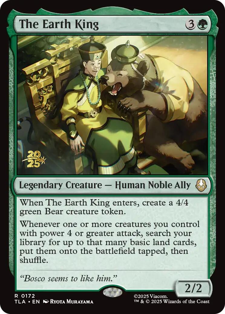 The Earth King [Avatar: The Last Airbender Prerelease Cards] | Mega City Incorporated