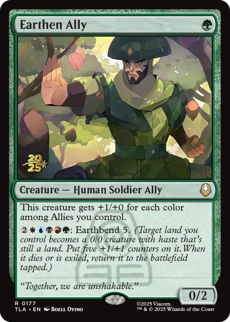 Earthen Ally [Avatar: The Last Airbender Prerelease Cards] | Mega City Incorporated