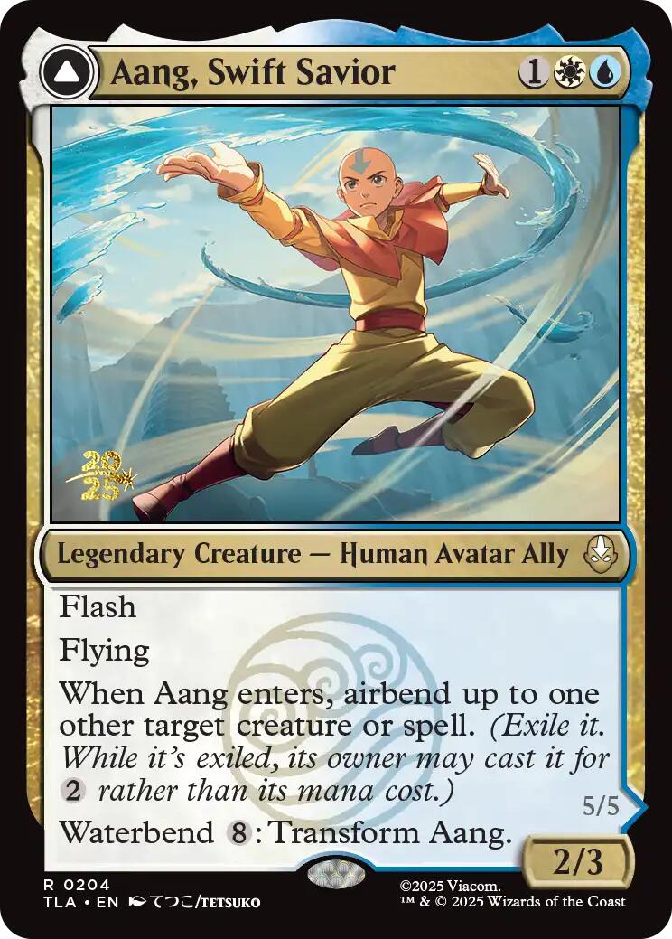 Aang, Swift Savior [Avatar: The Last Airbender Prerelease Cards] | Mega City Incorporated