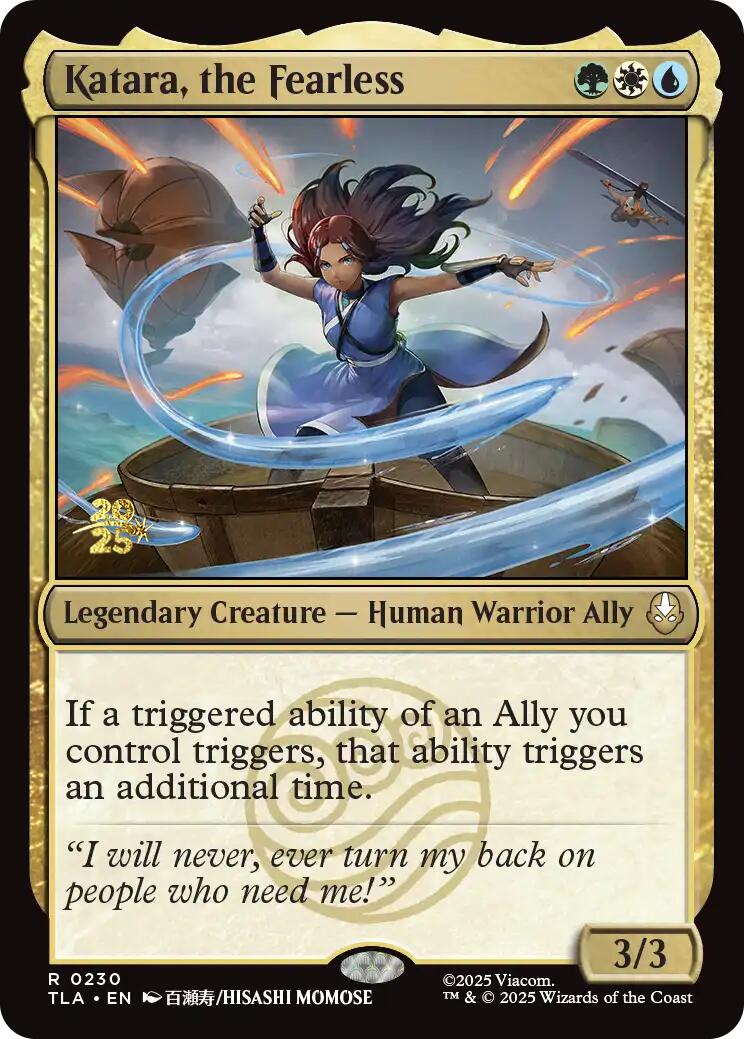 Katara, the Fearless [Avatar: The Last Airbender Prerelease Cards] | Mega City Incorporated