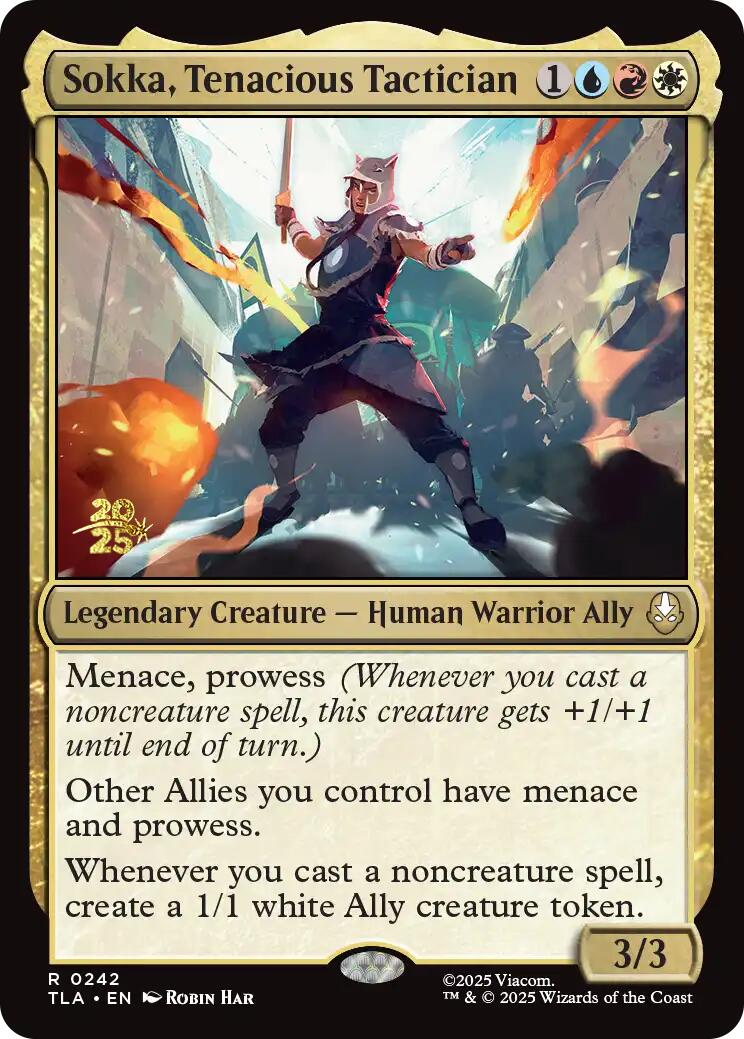 Sokka, Tenacious Tactician [Avatar: The Last Airbender Prerelease Cards] | Mega City Incorporated