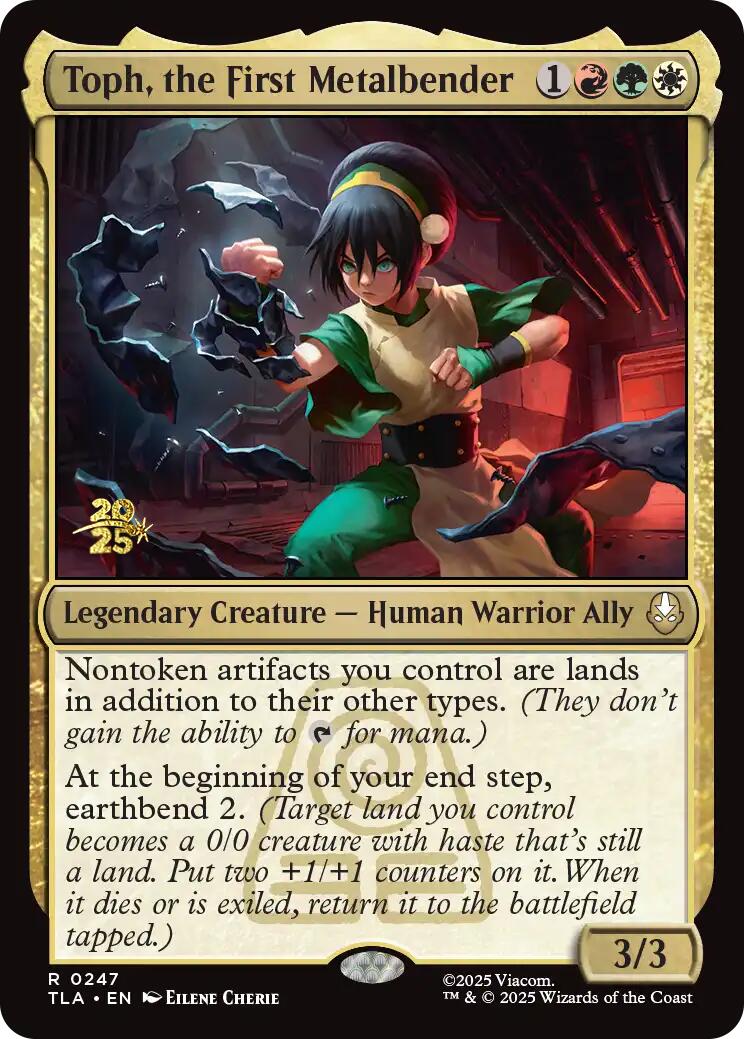 Toph, the First Metalbender [Avatar: The Last Airbender Prerelease Cards] | Mega City Incorporated