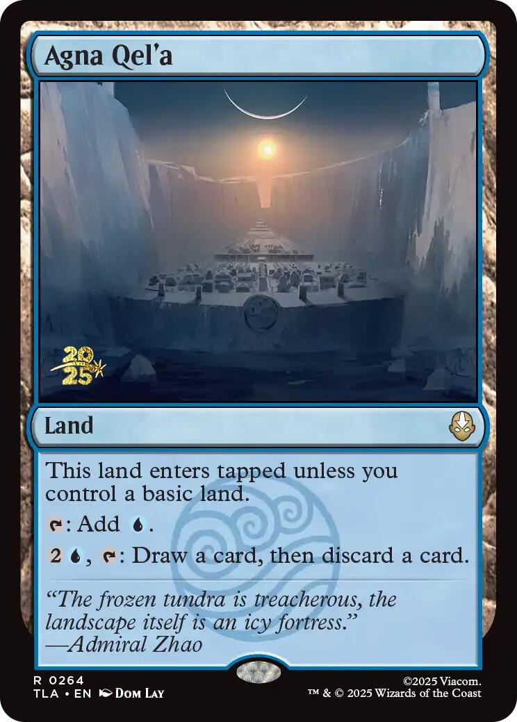 Agna Qel'a [Avatar: The Last Airbender Prerelease Cards] | Mega City Incorporated