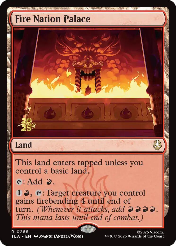 Fire Nation Palace [Avatar: The Last Airbender Prerelease Cards] | Mega City Incorporated