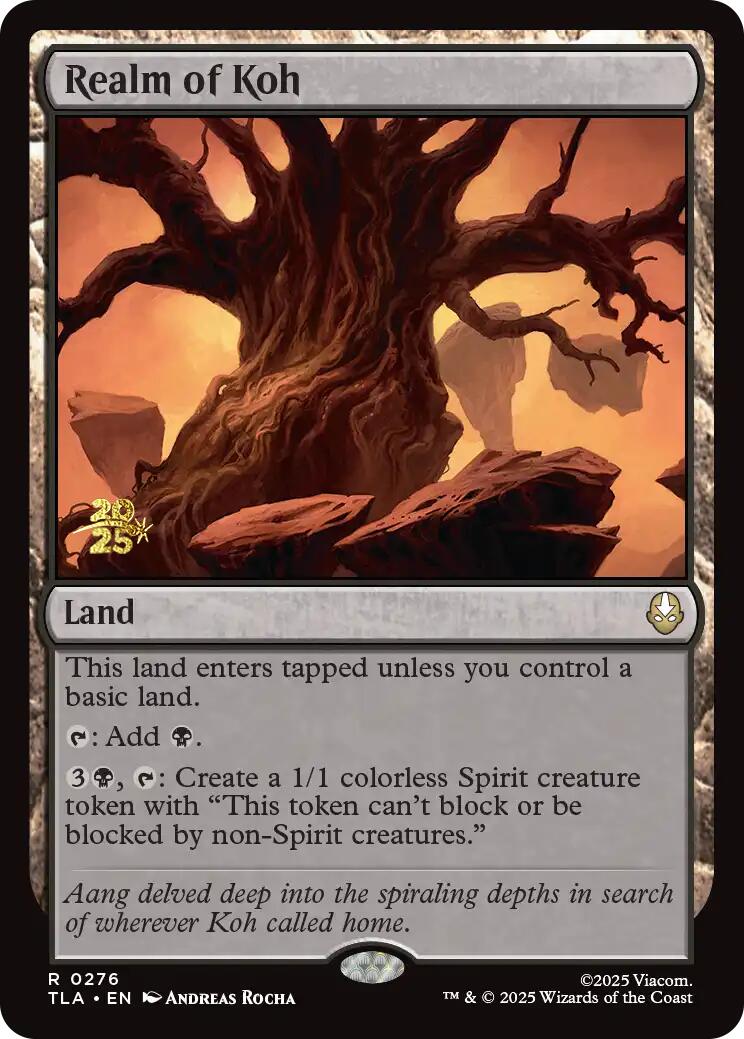 Realm of Koh [Avatar: The Last Airbender Prerelease Cards] | Mega City Incorporated
