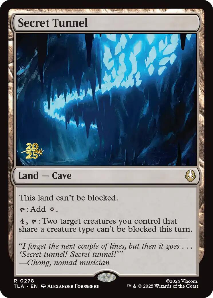 Secret Tunnel [Avatar: The Last Airbender Prerelease Cards] | Mega City Incorporated