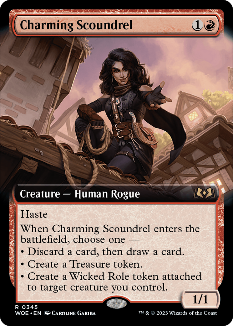 Charming Scoundrel (Extended Art) [Wilds of Eldraine] | Mega City Incorporated