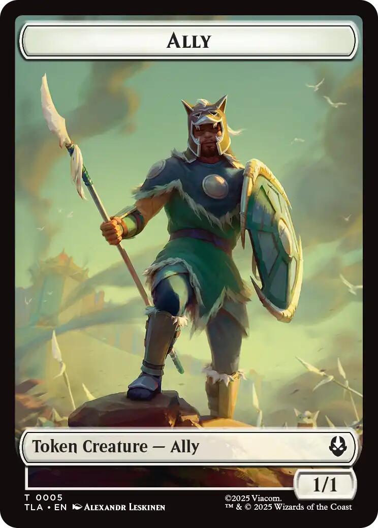 Ally (0005) // Clue (0014) Double-Sided Token [Avatar: The Last Airbender Tokens] | Mega City Incorporated