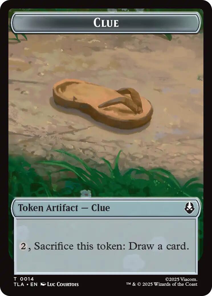 Ally (0005) // Clue (0014) Double-Sided Token [Avatar: The Last Airbender Tokens] | Mega City Incorporated