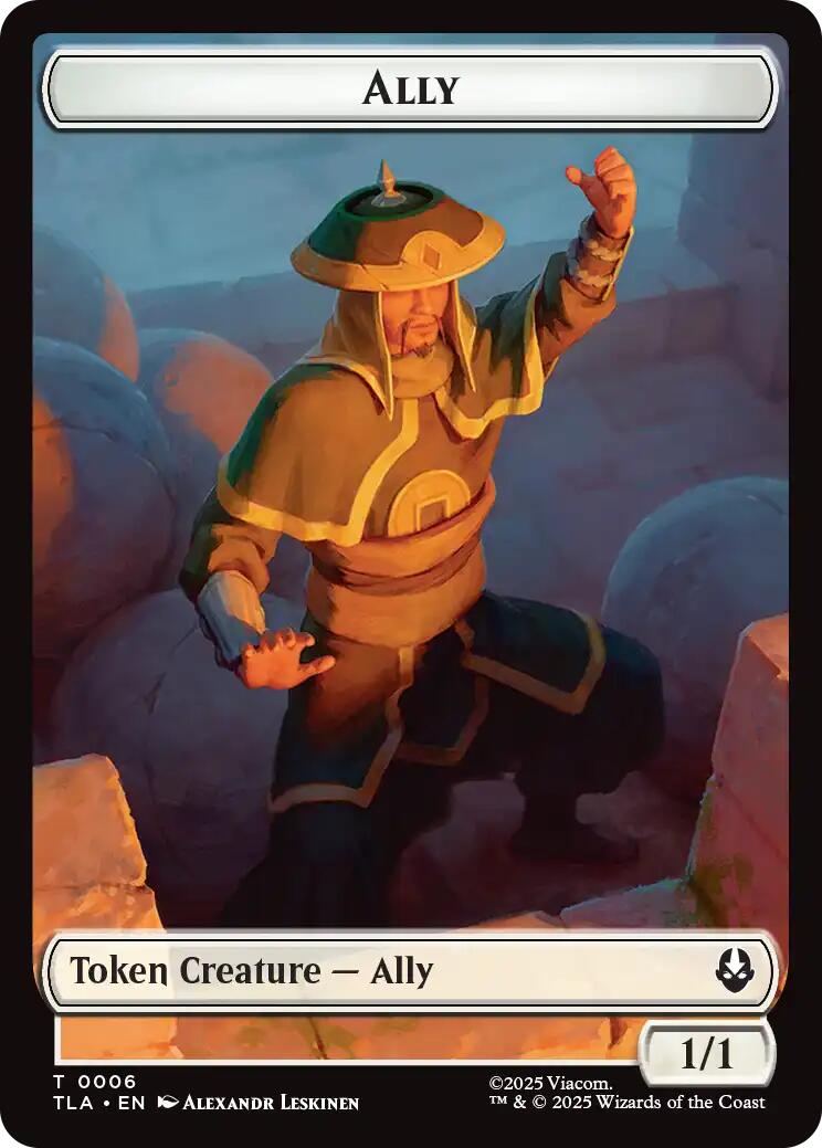Ally (0006) // Clue (0017) Double-Sided Token [Avatar: The Last Airbender Tokens] | Mega City Incorporated