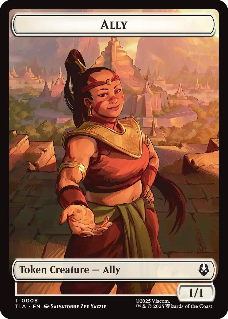 Ally (0008) // Clue (0016) Double-Sided Token [Avatar: The Last Airbender Tokens] | Mega City Incorporated