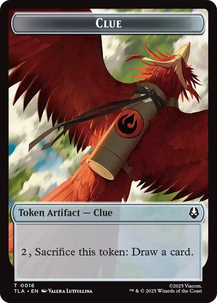 Ally (0008) // Clue (0016) Double-Sided Token [Avatar: The Last Airbender Tokens] | Mega City Incorporated