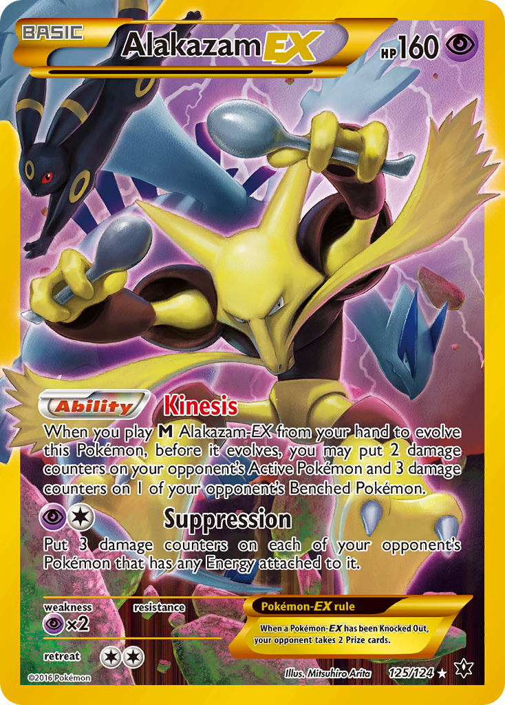 Alakazam EX (125/124) [XY: Fates Collide] | Mega City Incorporated