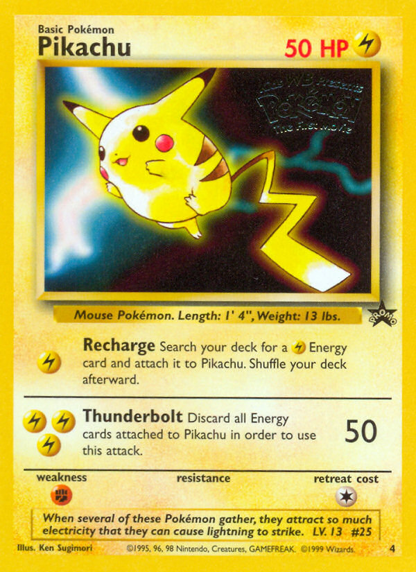 Pikachu (4) [Wizards of the Coast: Black Star Promos] | Mega City Incorporated