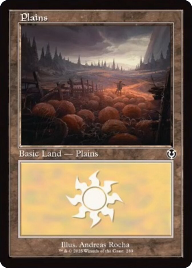 Plains (289) (Retro Frame) [Innistrad Remastered] | Mega City Incorporated