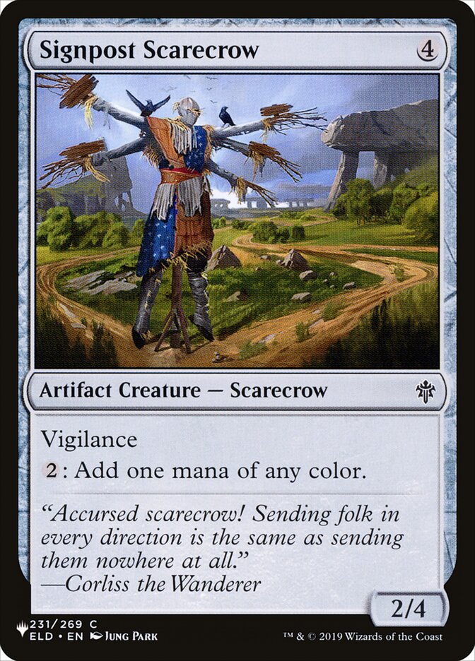 Signpost Scarecrow [The List] | Mega City Incorporated