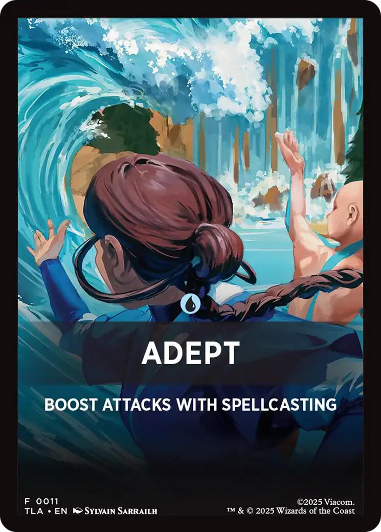 Adept Theme Card [Avatar: The Last Airbender Tokens] | Mega City Incorporated