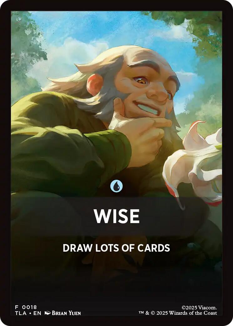 Wise Theme Card [Avatar: The Last Airbender Tokens] | Mega City Incorporated