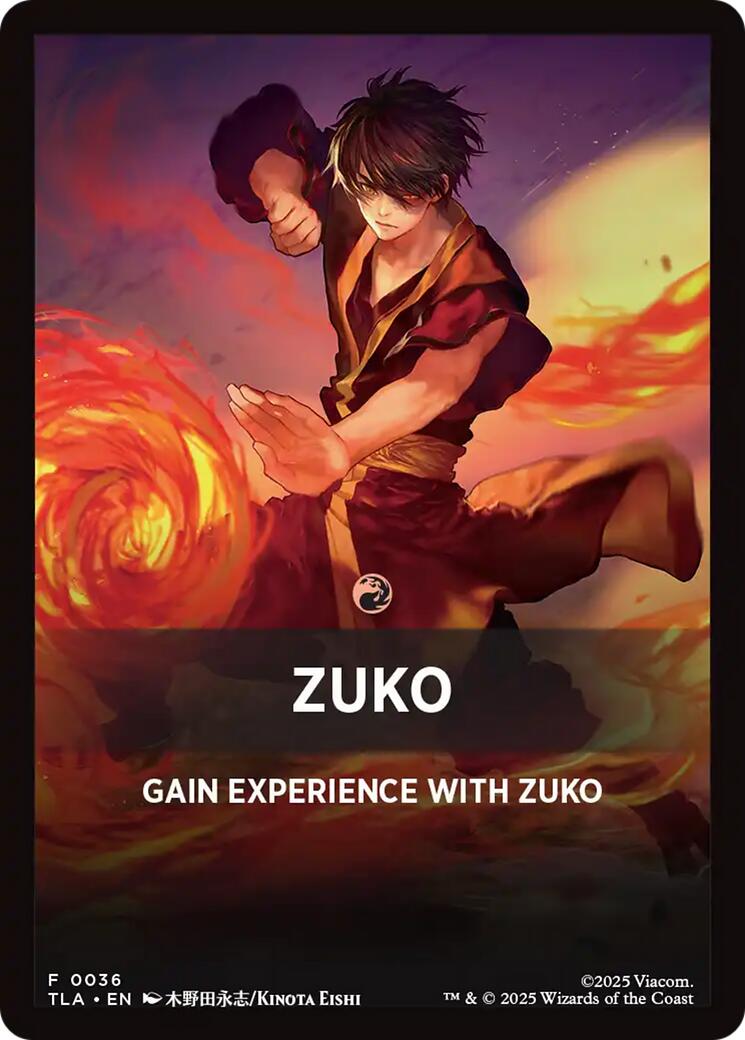 Zuko Theme Card [Avatar: The Last Airbender Tokens] | Mega City Incorporated