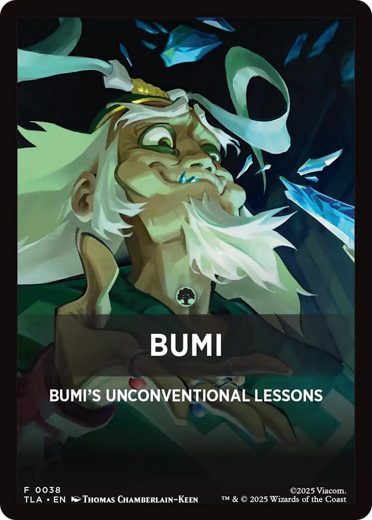 Bumi Theme Card [Avatar: The Last Airbender Tokens] | Mega City Incorporated
