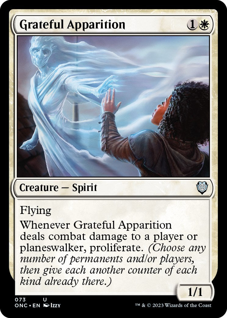 Grateful Apparition [Phyrexia: All Will Be One Commander] | Mega City Incorporated