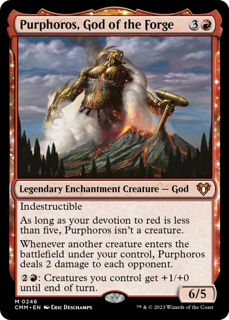 Purphoros, God of the Forge [Commander Masters] | Mega City Incorporated