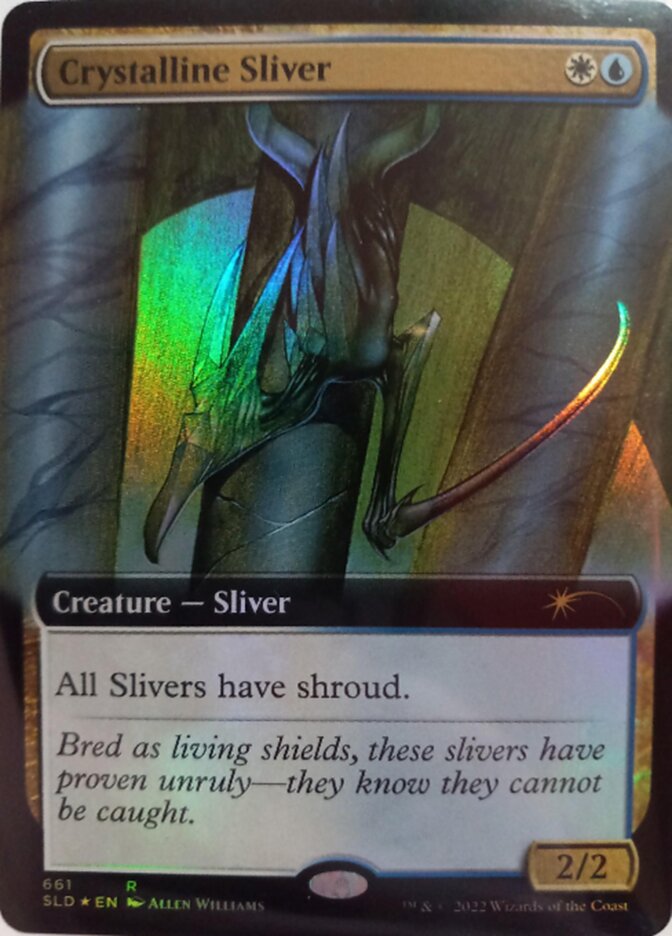 Crystalline Sliver (Extended Art) [Secret Lair Drop Promos] | Mega City Incorporated