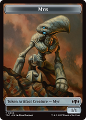 Snake // Myr Double-Sided Token [Tarkir: Dragonstorm Commander Tokens] | Mega City Incorporated