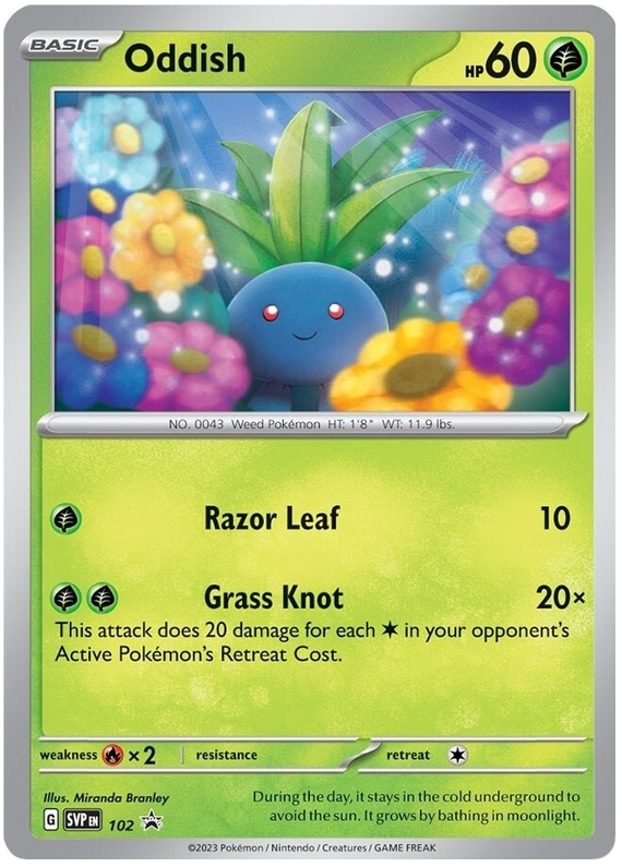 Oddish (102) [Scarlet & Violet: Black Star Promos] | Mega City Incorporated