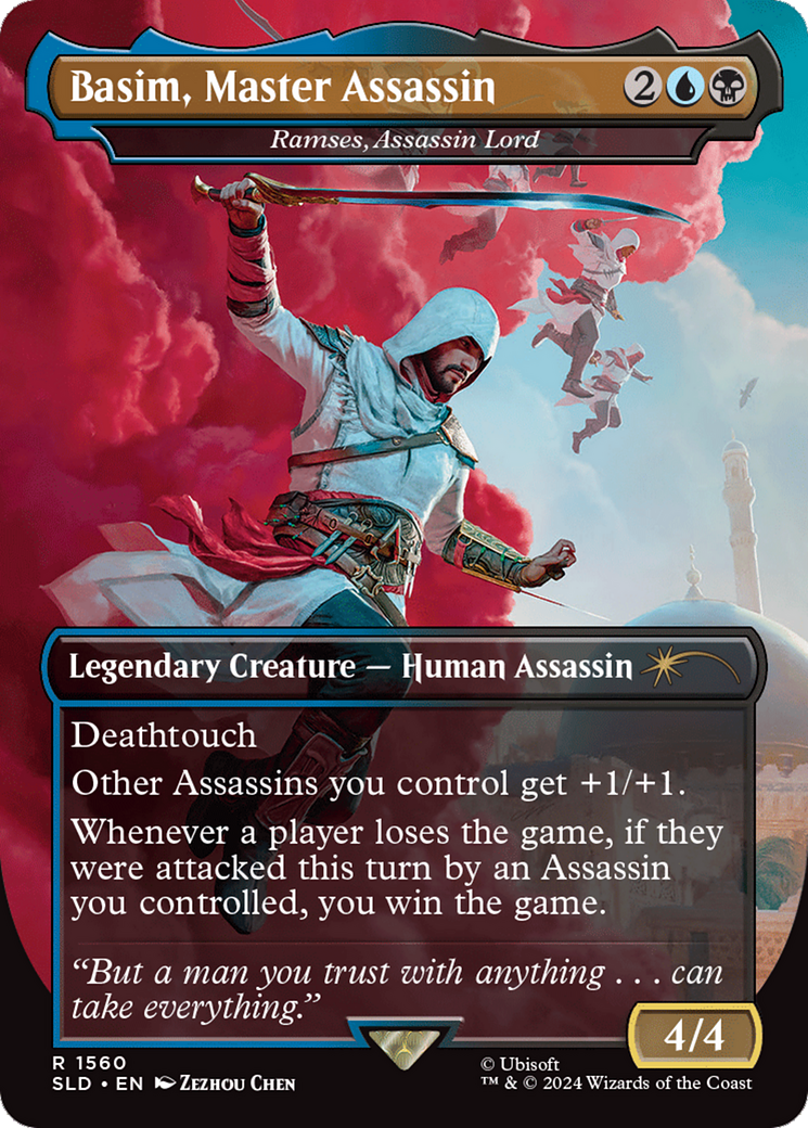 Basim, Master Assassin - Ramses, Assassin Lord (Rainbow Foil) [Secret Lair Drop Series] | Mega City Incorporated