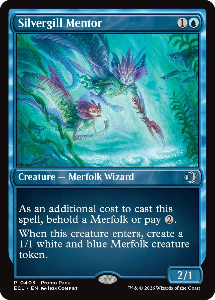 Silvergill Mentor [Lorwyn Eclipsed Promos] | Mega City Incorporated