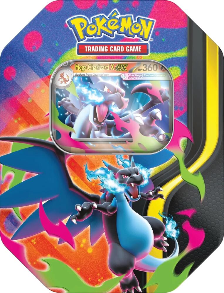 Mega Charizard Tin (Mega Charizard X) | Mega City Incorporated