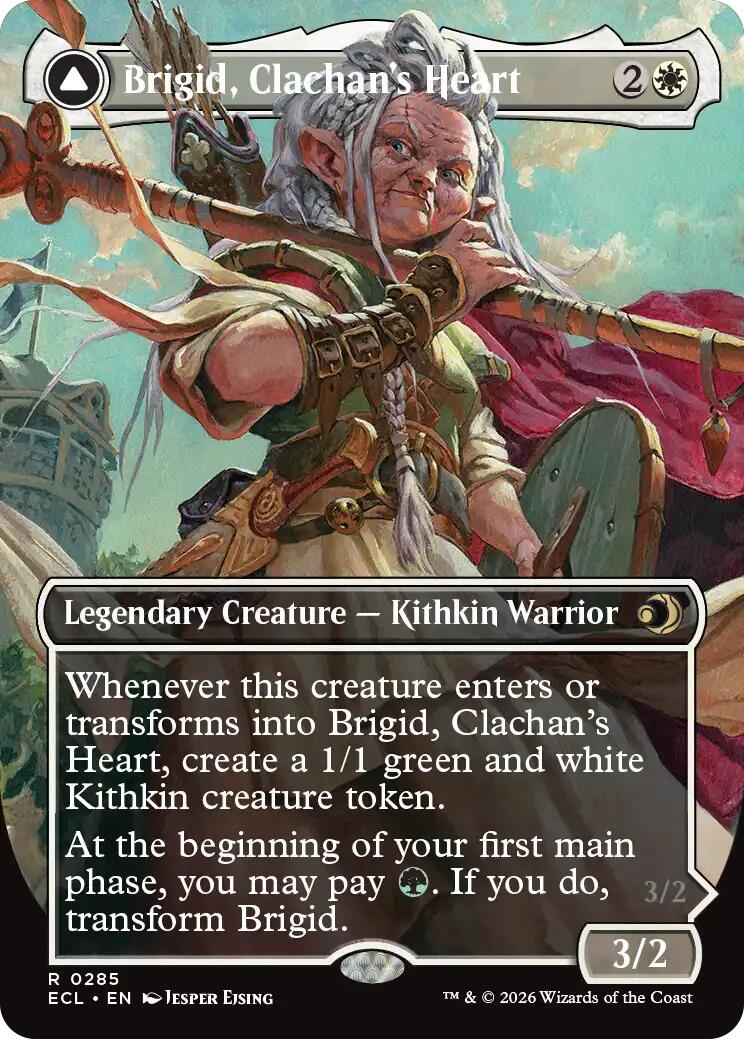 Brigid, Clachan's Heart (Borderless) [Lorwyn Eclipsed] | Mega City Incorporated