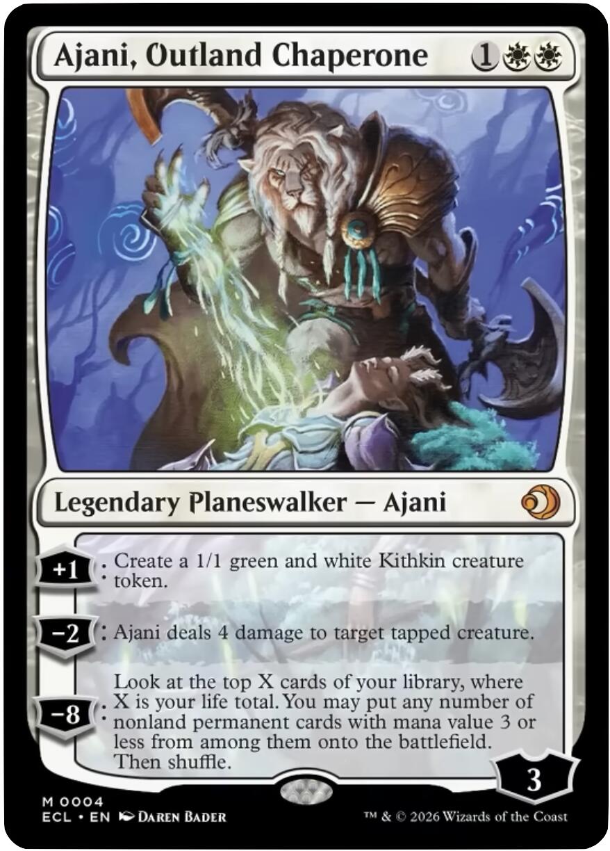 Ajani, Outland Chaperone [Lorwyn Eclipsed] | Mega City Incorporated