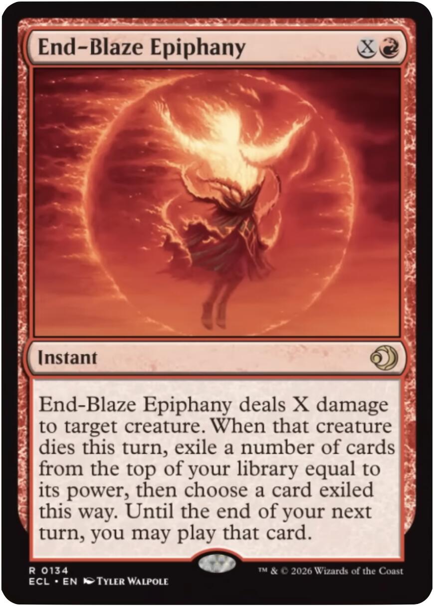 End-Blaze Epiphany [Lorwyn Eclipsed] | Mega City Incorporated