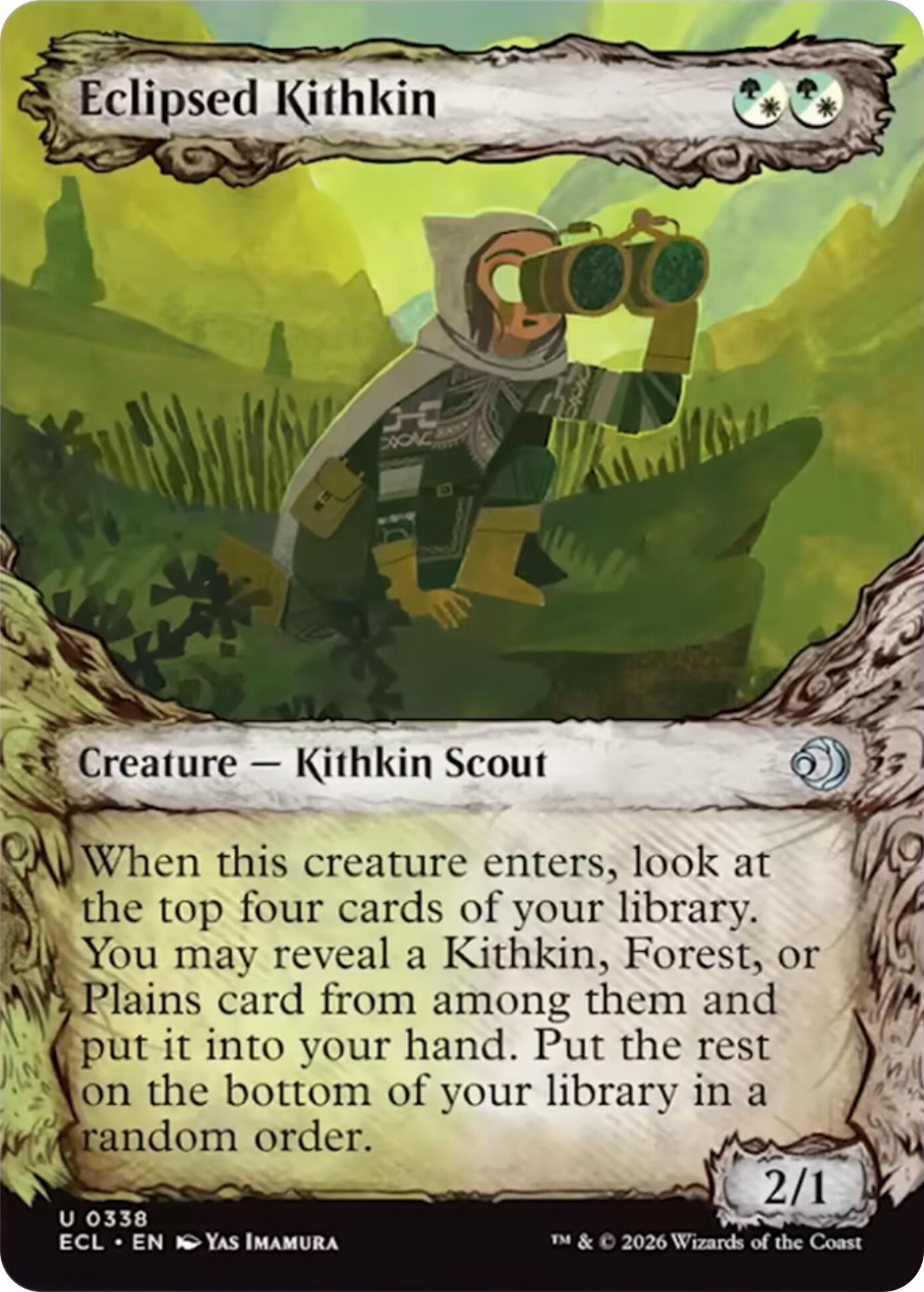 Eclipsed Kithkin (Showcase) [Lorwyn Eclipsed] | Mega City Incorporated