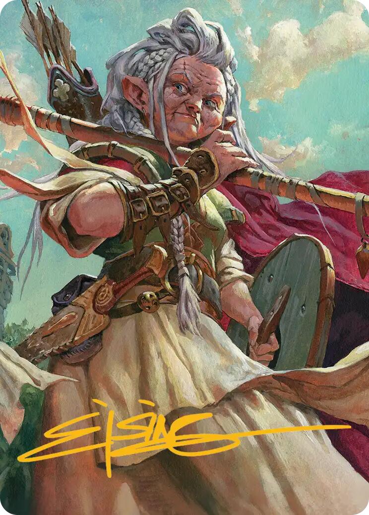 Brigid, Clachan's Heart Art Card (Gold-Stamped Signature) [Lorwyn Eclipsed Art Series] | Mega City Incorporated