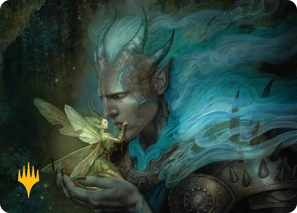 Run Away Together Art Card (Gold-Stamped Planeswalker Symbol) [Lorwyn Eclipsed Art Series] | Mega City Incorporated