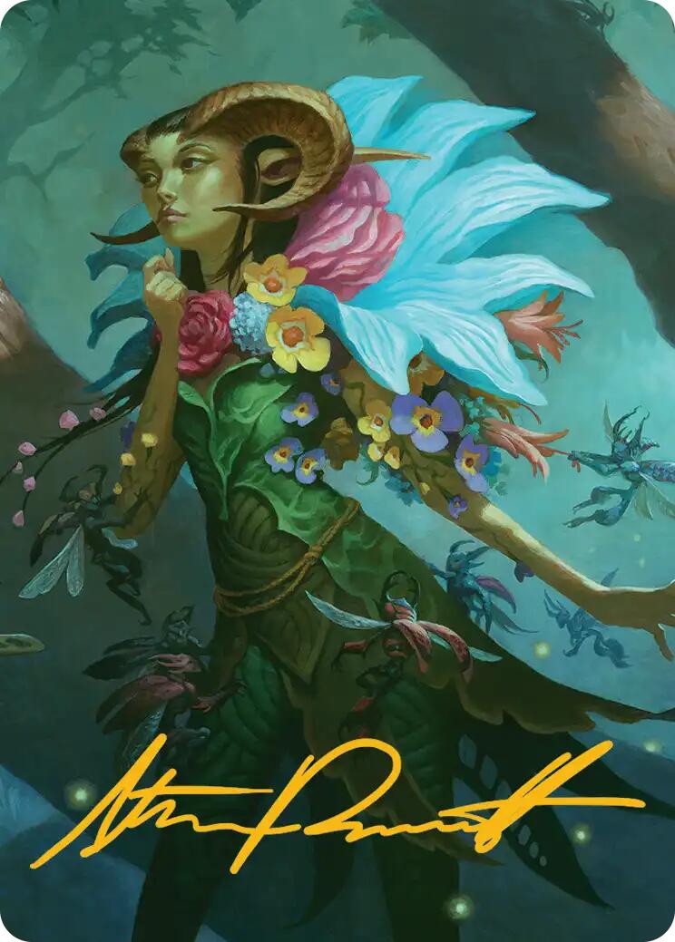 Maralen, Fae Ascendant Art Card (Gold-Stamped Signature) [Lorwyn Eclipsed Art Series] | Mega City Incorporated