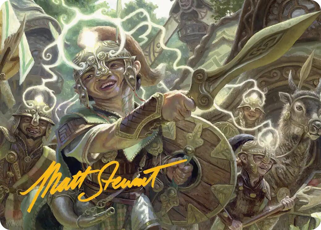 Thoughtweft Lieutenant Art Card (Gold-Stamped Signature) [Lorwyn Eclipsed Art Series] | Mega City Incorporated