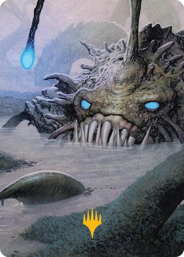 Deceit Art Card (Gold-Stamped Planeswalker Symbol) [Lorwyn Eclipsed Art Series] | Mega City Incorporated