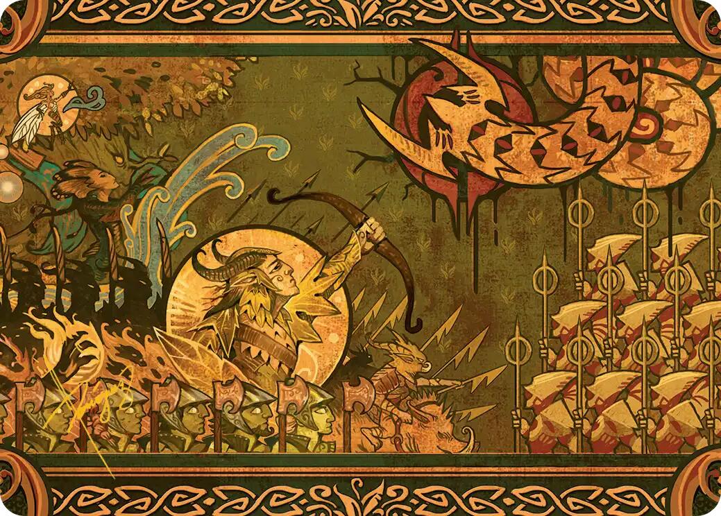 Chronicle of Victory Art Card (Gold-Stamped Signature) [Lorwyn Eclipsed Art Series] | Mega City Incorporated