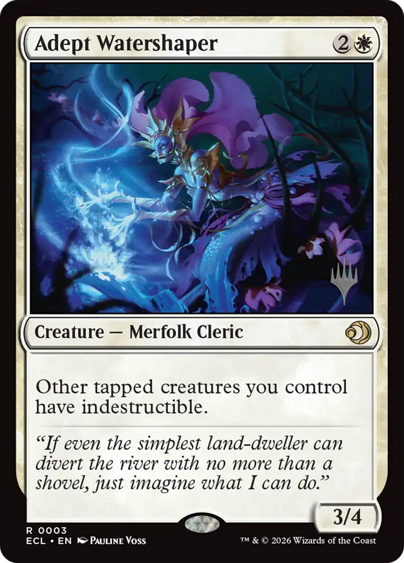Adept Watershaper [Lorwyn Eclipsed Promos] | Mega City Incorporated