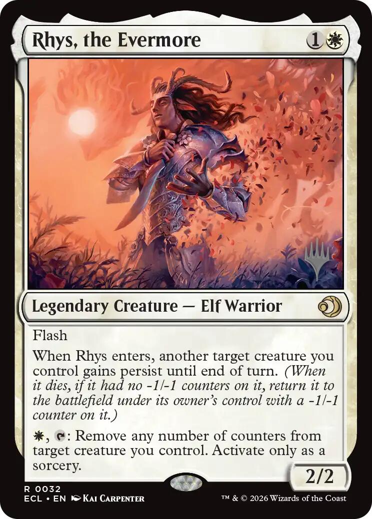 Rhys, the Evermore [Lorwyn Eclipsed Promos] | Mega City Incorporated