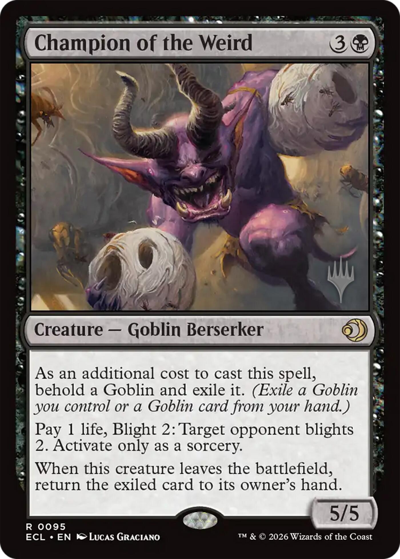 Champion of the Weird [Lorwyn Eclipsed Promos] | Mega City Incorporated
