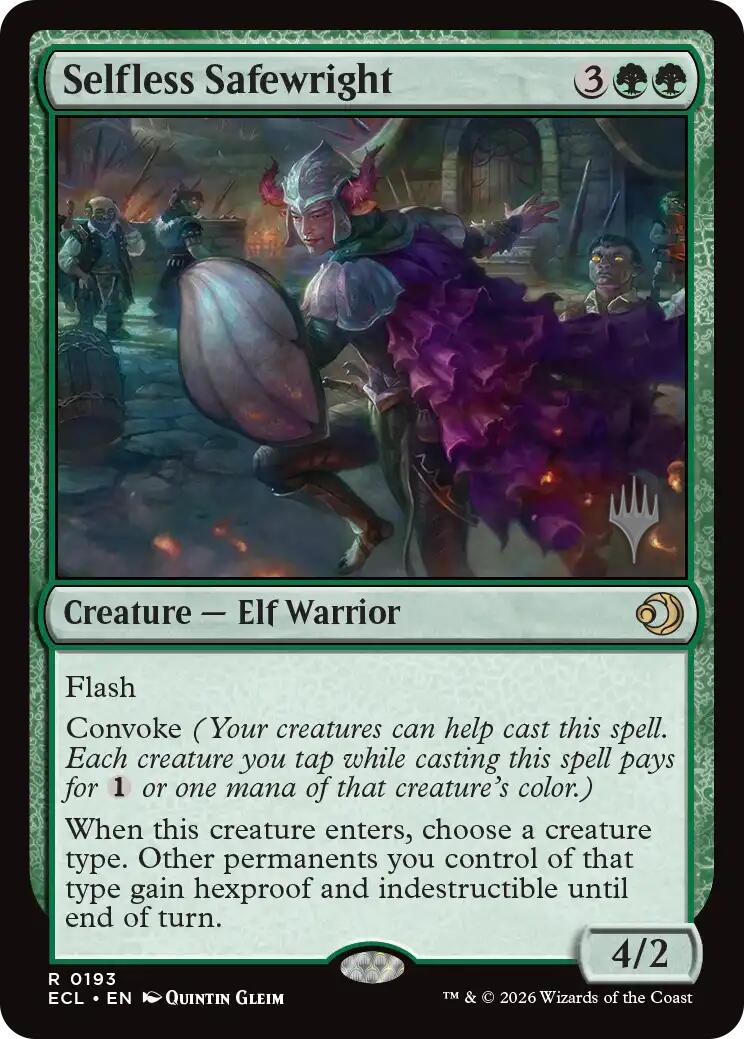 Selfless Safewright [Lorwyn Eclipsed Promos] | Mega City Incorporated