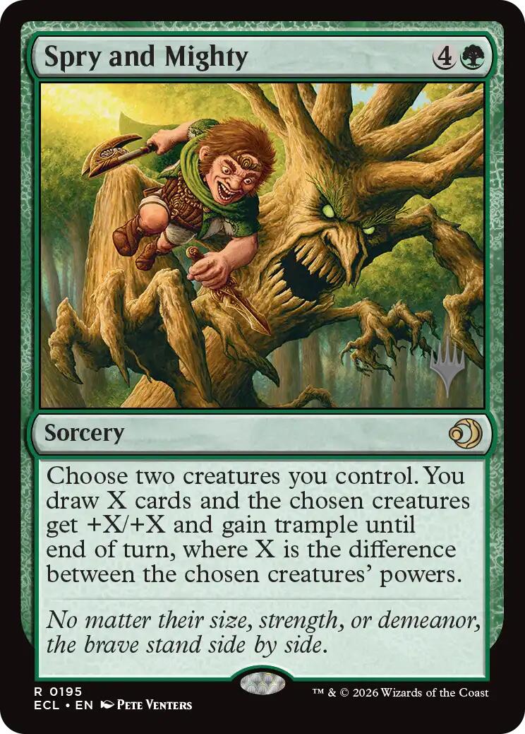 Spry and Mighty [Lorwyn Eclipsed Promos] | Mega City Incorporated