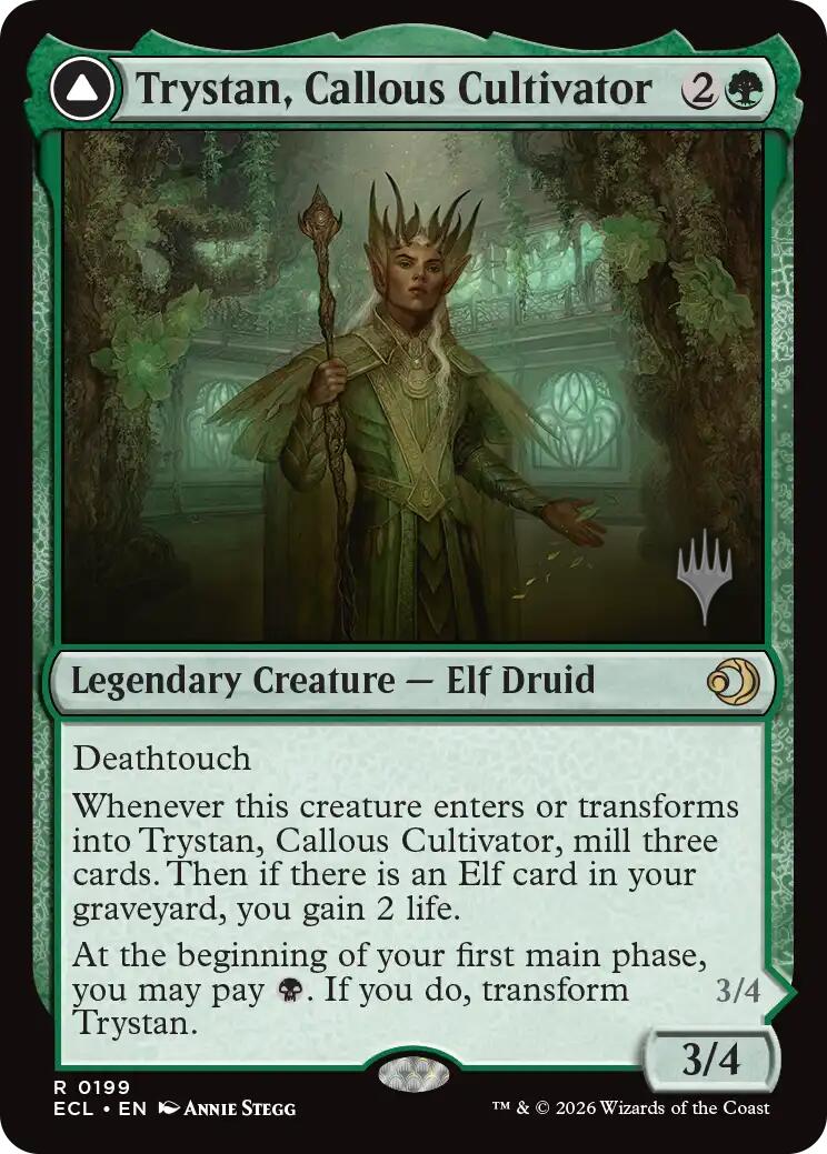 Trystan, Callous Cultivator [Lorwyn Eclipsed Promos] | Mega City Incorporated